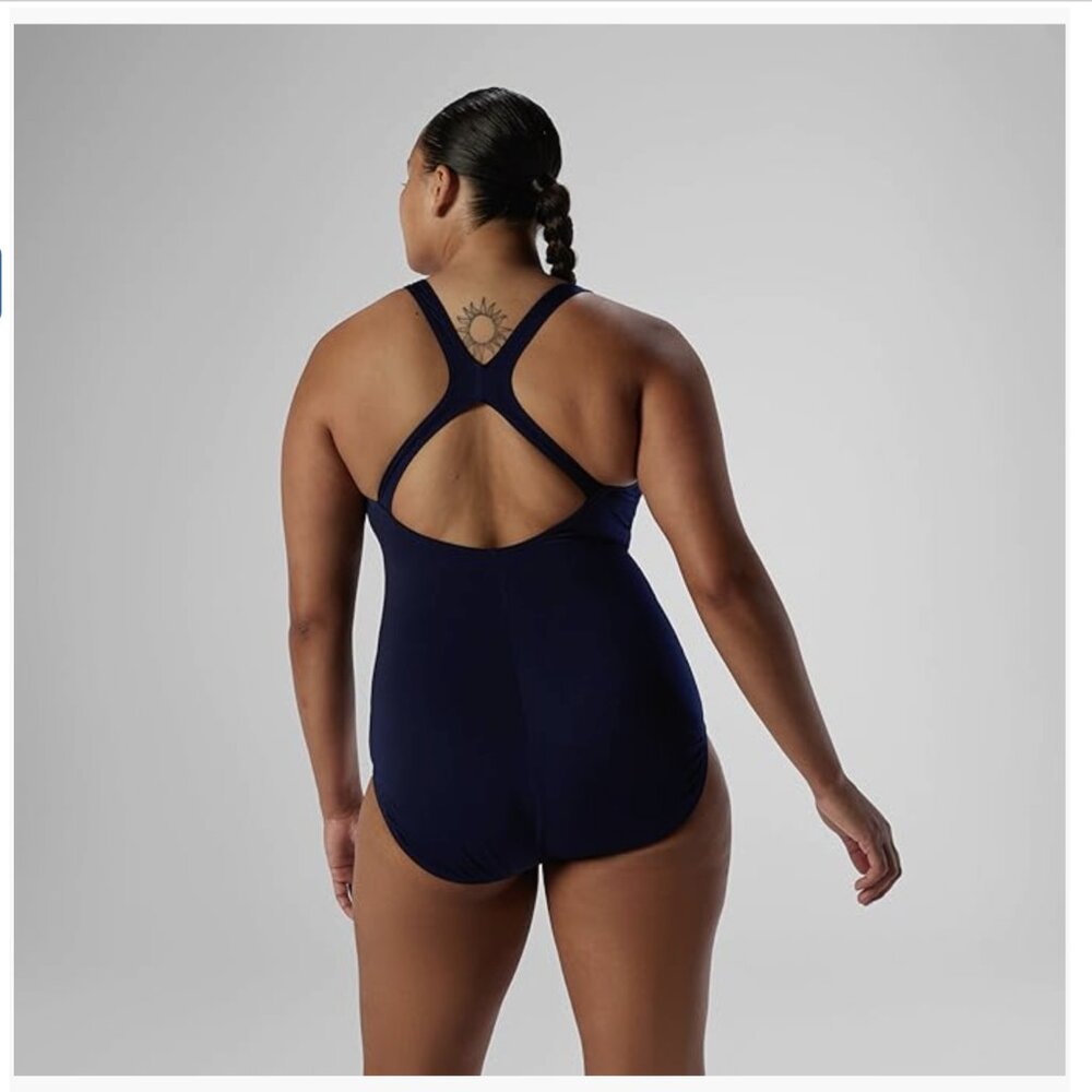 Speedo Women's Swimsuit One Piece Endurance Ultraback Solid - Picture 2 of 9